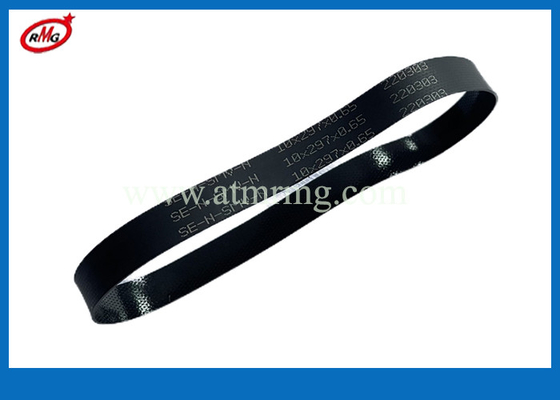 ब्लैक एटीएम स्पेयर पार्ट्स ग्लोरी बैंकनोट काउंटर रबर बेल्ट 10X297X0.65mm